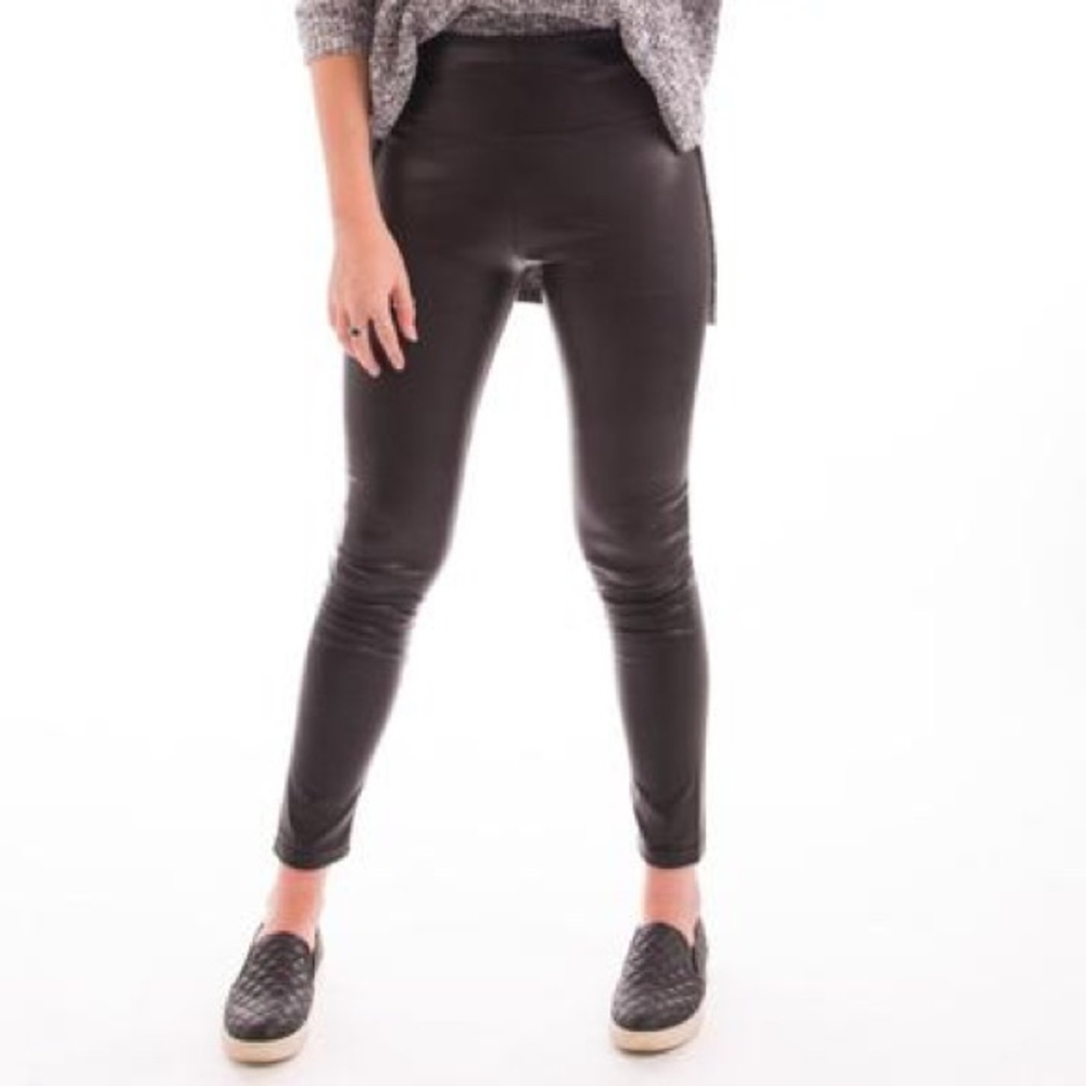 Smoke Show Faux Leather Leggings
